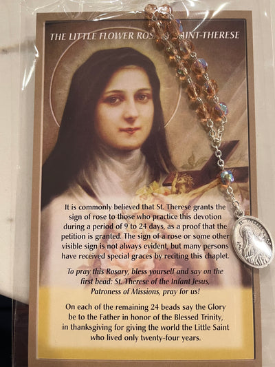 Chaplet St. Therese of the Little Flower - The Little Flower rosary of Saint Therese