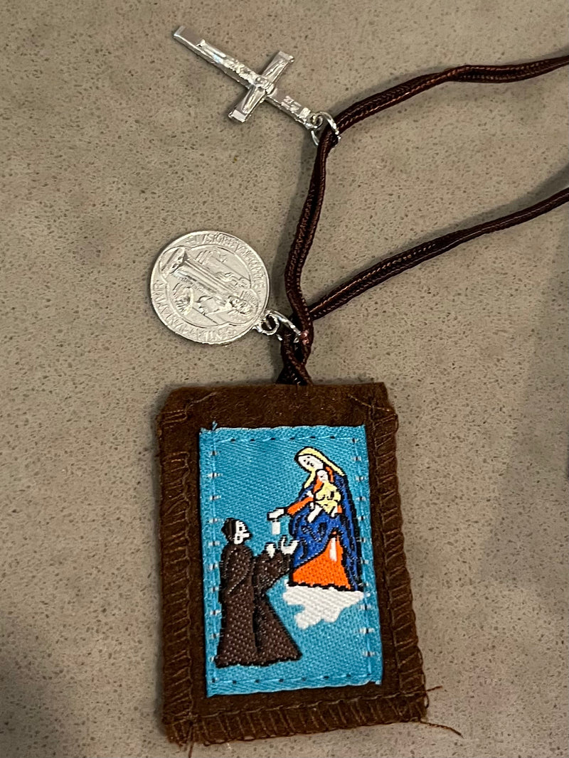 My First Scapular - Traditional Brown Scapular