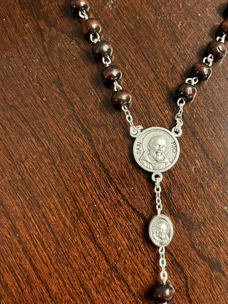 St. Padre Pio Relic Rosary – Discount Catholic Store