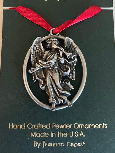 Pewter Christmas Ornament - The Story of Christmas Hand Crafted