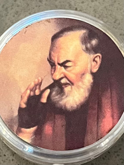 St. Padre Pio Rosary Lapel Pin