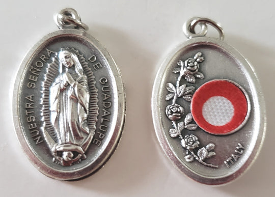 Our Lady of Guadalupe Third Class Relic Medal