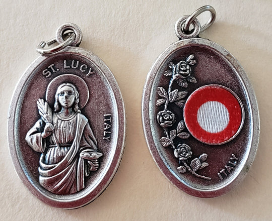 St. Lucy Third Class Relic Medal