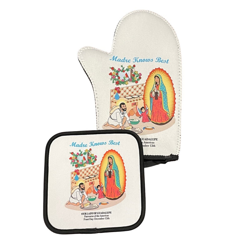 Our Lady of Guadalupe Oven Mitt and Hot Pad